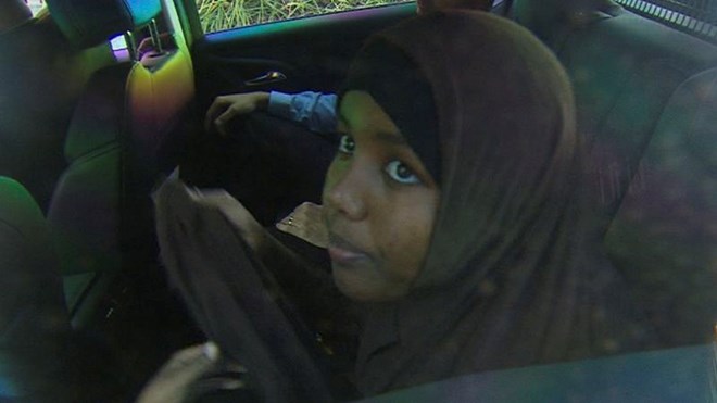 Zainab Abdirahaman-Khalif is accused of being a member of ISIS. Picture: 9NEWS